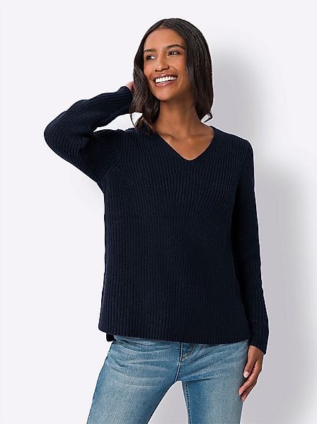 heine Strickpullover Pullover Langarm Rippoptik, Feinstrick, Struktur günstig online kaufen