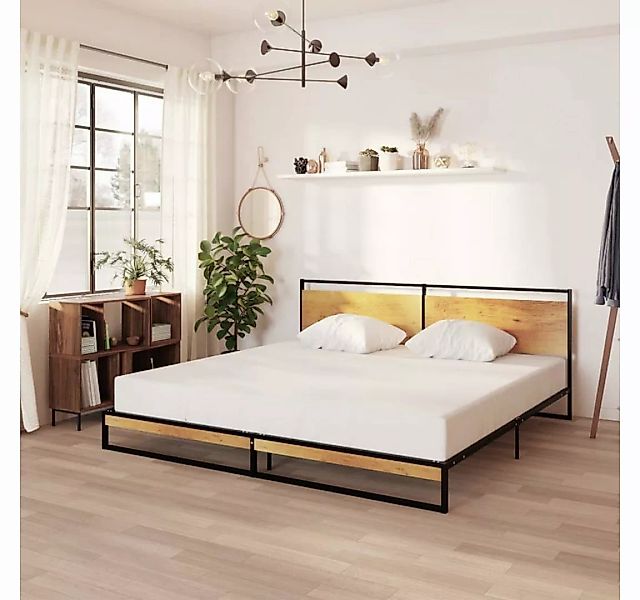 furnicato Bett Metall 200x200 cm günstig online kaufen