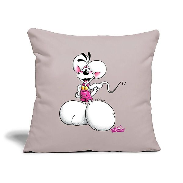 Spreadshirt Kissenbezug Diddl Diddlmaus Coole Pose günstig online kaufen