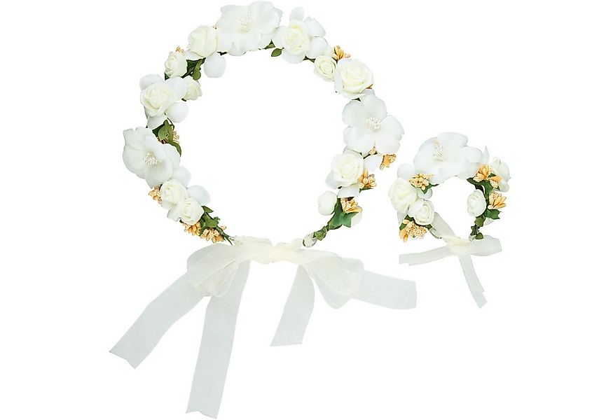 dressforfun Haarband Blumenkranz und Armreif Hochzeit, 1-tlg. günstig online kaufen