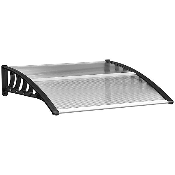 Outsunny Pultvordach Vordach für Haustür 103 x 96,5 x 27cm mit UV Schutz Sc günstig online kaufen
