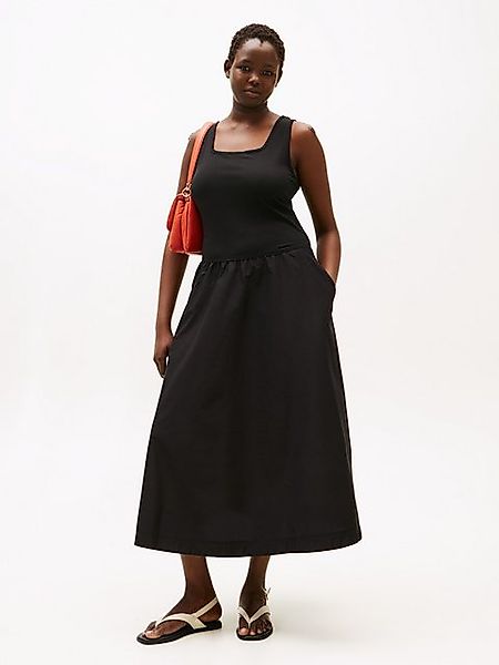 Tommy Hilfiger Curve Sommerkleid CRV 5X2 RIB MIDI MIX F&F DRS günstig online kaufen