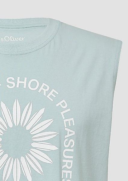 s.Oliver Shirttop Jersey-Tanktop im Relaxed Fit mit Print günstig online kaufen
