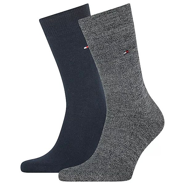 Tommy Hilfiger Classic Socken 2 Paare EU 39-42 Navy / Off White günstig online kaufen