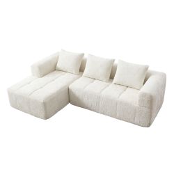 LVHOM Ecksofa Modulares Chaiselongue-Sofa-Set(Polsterliege+Doppelsofa), sep günstig online kaufen