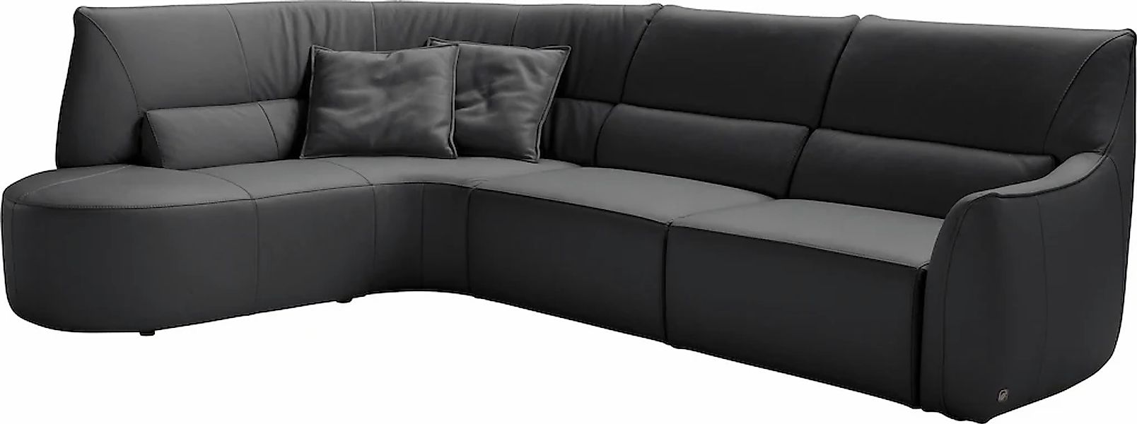 Egoitaliano Ecksofa "Puffy, extravagant & edel, Retro Designsofa, hoher Sit günstig online kaufen