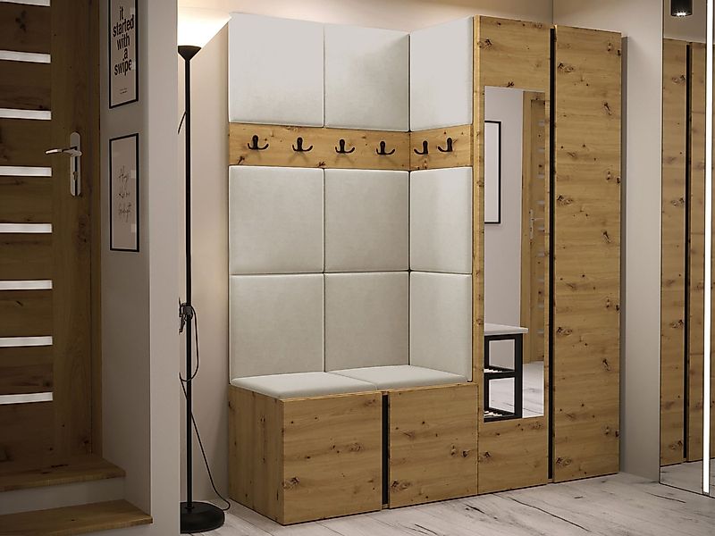 MIRJAN24 Garderoben-Set Orion XII, (Komplett-Set, Schrank, Schrank mit Spie günstig online kaufen