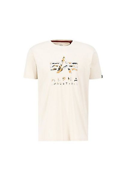 Alpha  T-Shirts & Poloshirts Camo Puff Print T - jet stream white günstig online kaufen