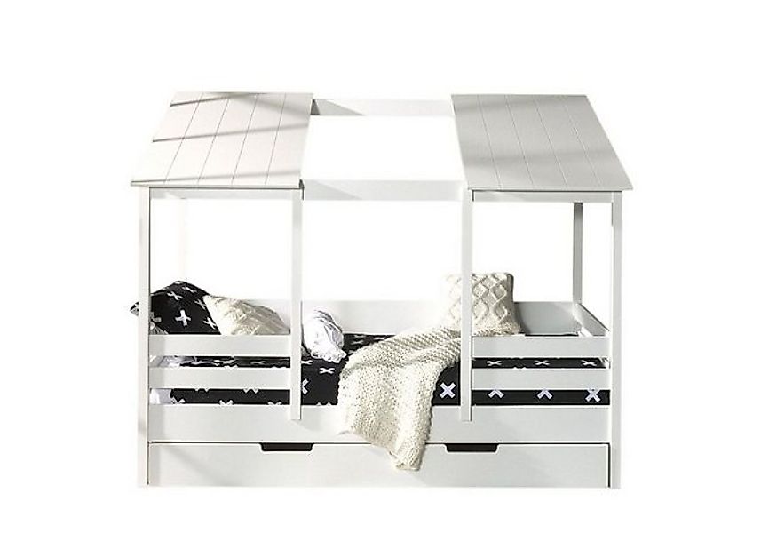 58 aufm Kessel Kinderbett Hausbett Katelynn 214x105x174 Kinderbett Spielbet günstig online kaufen