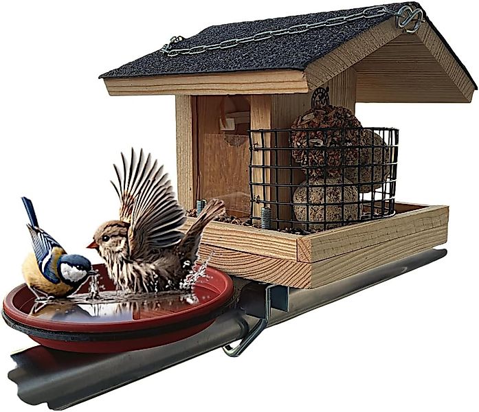 Stafeco Vogelhaus Vogelfutterhaus für Balkon und günstig online kaufen