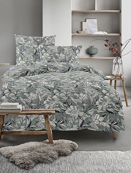 Irisette Bettwäsche "Wave 8585" 2 Stk. tlg. anschmiegsam und atmungsaktiv, günstig online kaufen