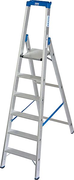 Krause Stehleiter Stabilo 6 Stufen 205 cm x 55 cm x 120 cm günstig online kaufen