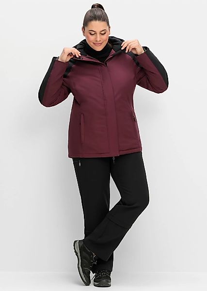 Sheego Outdoorjacke, mit Kapuze günstig online kaufen