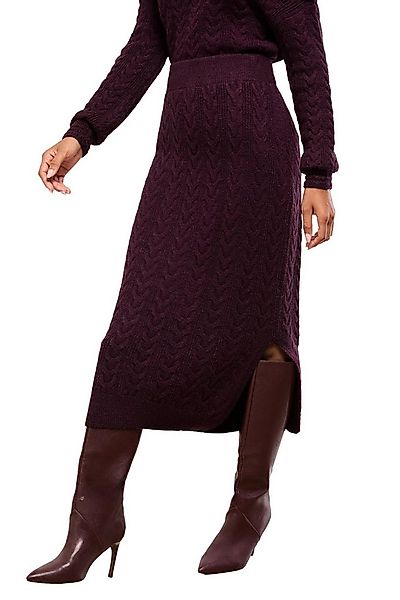LIPSY Midirock Lipsy Midi-Rock aus Zopfmusterstrick, Kombiteil (1-tlg) günstig online kaufen