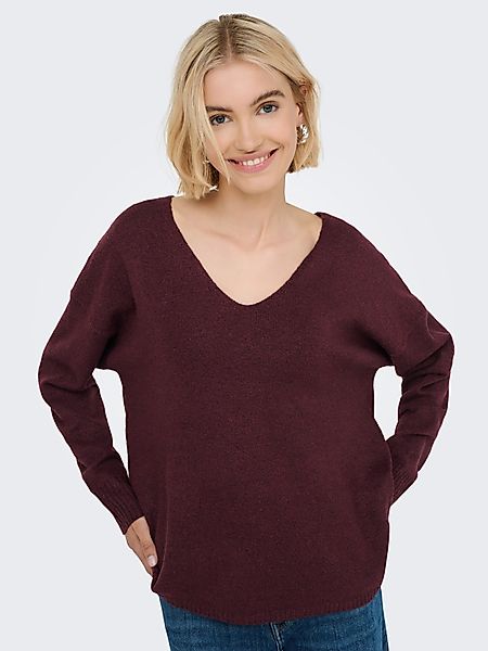ONLY V-Ausschnitt-Pullover ONLRICA LIFE L/S V-NECK günstig online kaufen