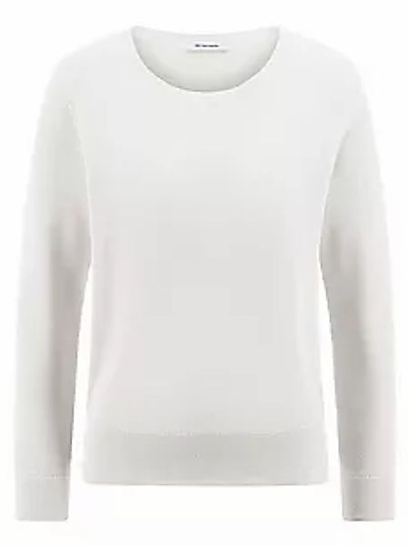 Rundhals-Pullover aus 100% SUPIMA-Baumwolle Peter Hahn weiss günstig online kaufen