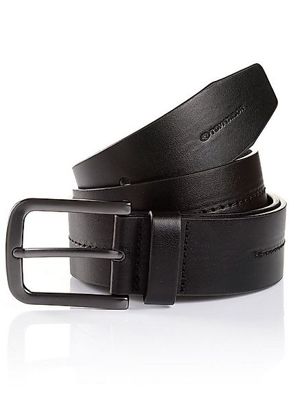 TOM TAILOR Synthetikgürtel TTRoss mit geschwärzter Schließe und Logoprägung günstig online kaufen