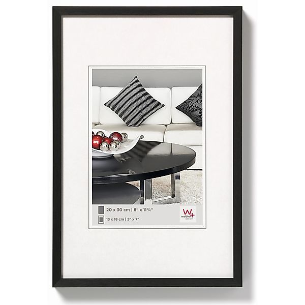 walther design Chair Aluminium Bilderrahmen Schwarz 30x45 cm AJ045B günstig online kaufen