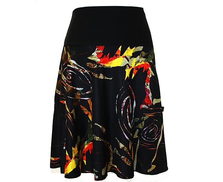 dunkle design A-Linien-Rock Weinrot Grau Schwarz Blau Bunt 57cm Punta elast günstig online kaufen