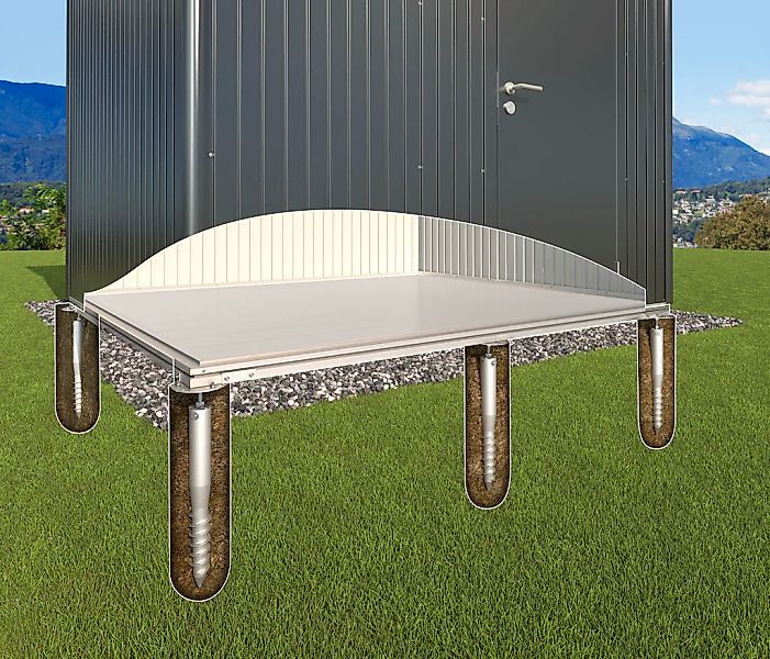 Biohort Gerätehaus-Fundamentrahmen Gerätehaus-Fundament "SmartBase PLUS" günstig online kaufen