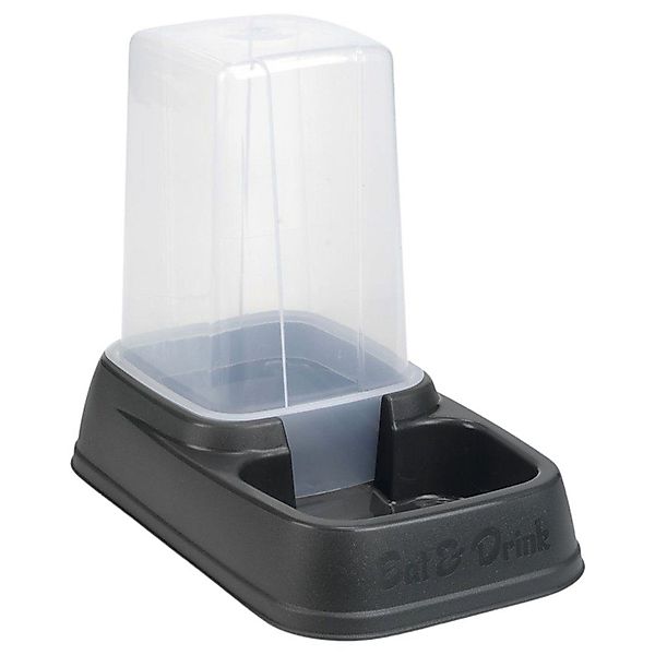 Beeztees Wasserspender Futter- und Wasserautomat anthrazit günstig online kaufen