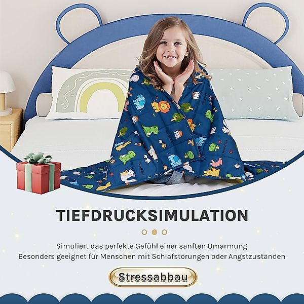 Woltu Gewichtsdecke, 2,3kg Entspannungsdecke mit Glasperlen, günstig online kaufen