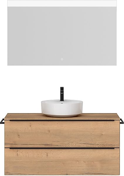 nobilia Badmöbel-Set "Alvene", (2 St., vormontiert, mit Soft-Close), inkl. günstig online kaufen