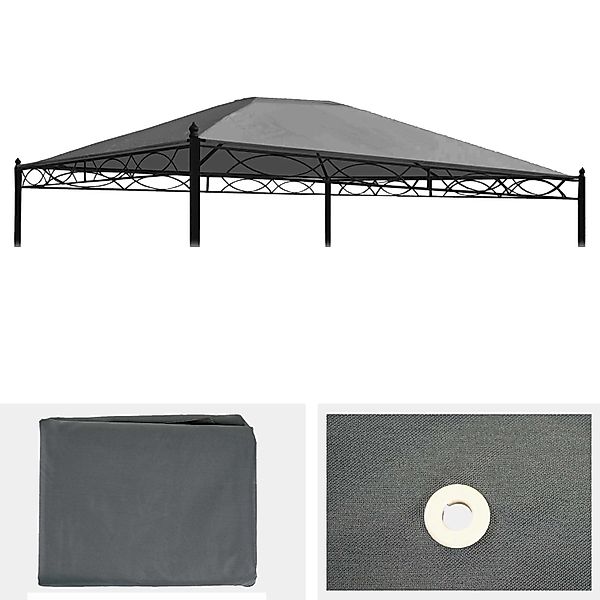 MCW Ersatzbezug Für Dach Pergola Calpe 4x3m Grau günstig online kaufen