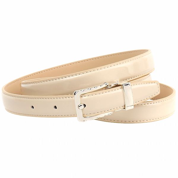 Anthoni Crown Ledergürtel, Lackledergürtel in schmaler Form günstig online kaufen