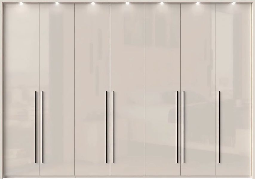 Places of Style Kleiderschrank "Piano", beige oder weiß, UV lackiert, Hochg günstig online kaufen