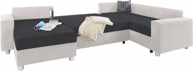 COLLECTION AB Wohnlandschaft "Paris U-Form" mit Federkern, wahlweise mit Be günstig online kaufen