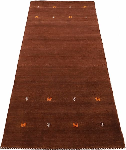 carpetfine Wollteppich "Gabbeh Uni, auch als Läufer und Rund erhältlich" re günstig online kaufen