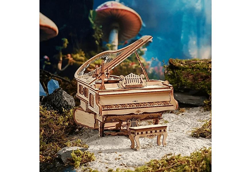 Robotime Modellbausatz Robotime MagicPiano ? Spieluhr Mechanisches Holzpuzz günstig online kaufen