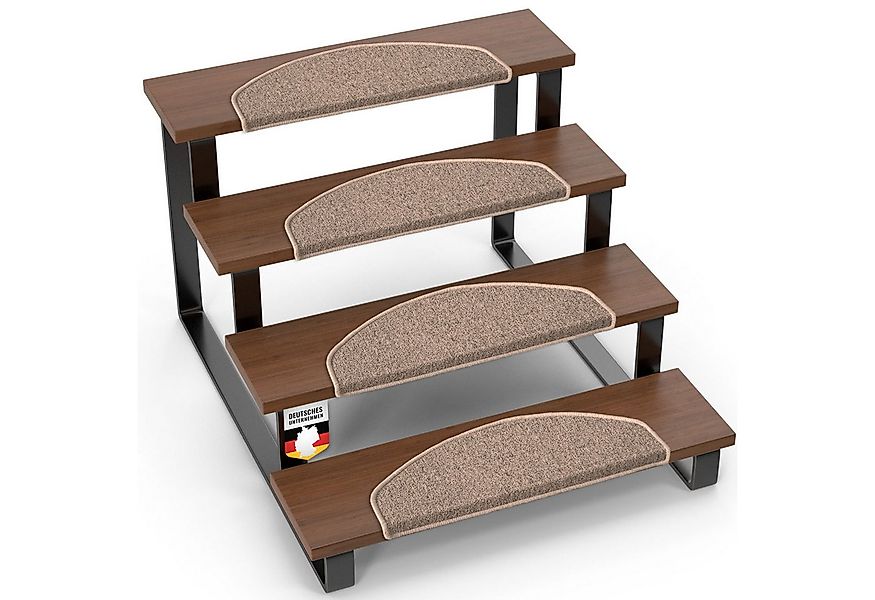 Floordirekt Stufenmatte London Pro, Im modernen Design, Halbrund, Rutschhem günstig online kaufen