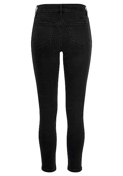Buffalo High-waist-Jeans mit modischer Knopfleiste, schmale Skinny-Jeans, S günstig online kaufen