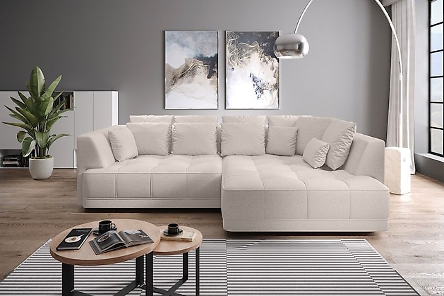 WERK2 Ecksofa »Tiga, Komfortsofa mit elekt. Auszugsfunktion, bequem, L-Form günstig online kaufen