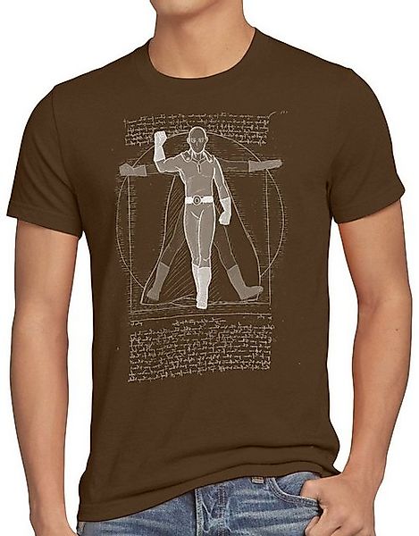 style3 T-Shirt Vitruvianischer Saitama one punch man saitama manga anime günstig online kaufen