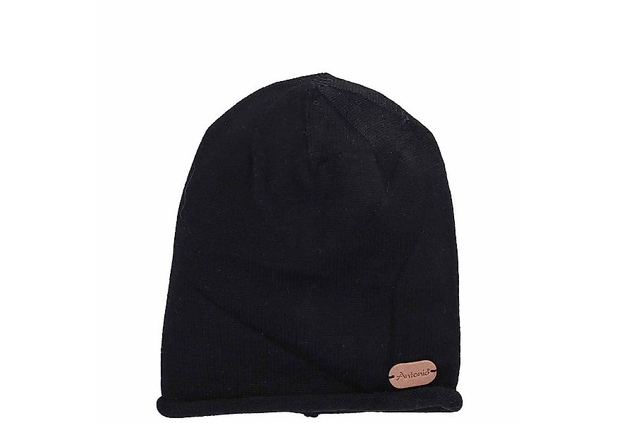 Antonio Strickmütze Antonio Strick Mütze Beanie schwarz (1-St) günstig online kaufen