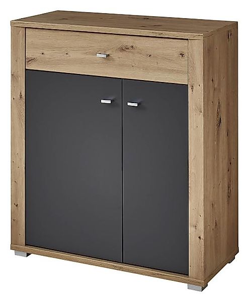 Schuhschrank inkl. 2 Türen und 1 Schubkasten PABLO von Innostyle Artisan Ei günstig online kaufen