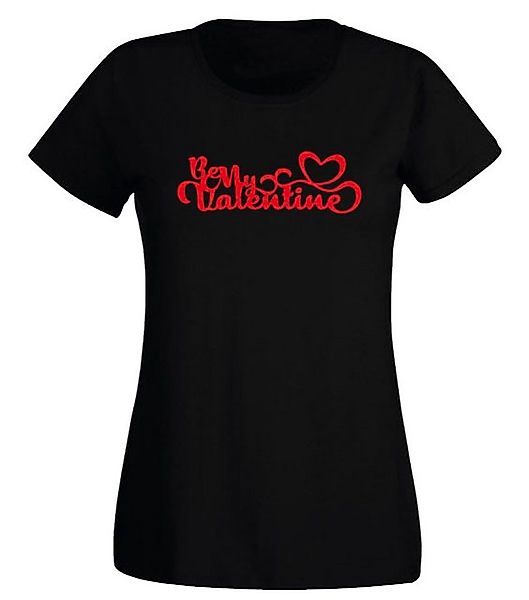 G-graphics T-Shirt Damen T-Shirt - Be my valentine Slim-fit, mit Frontprint günstig online kaufen