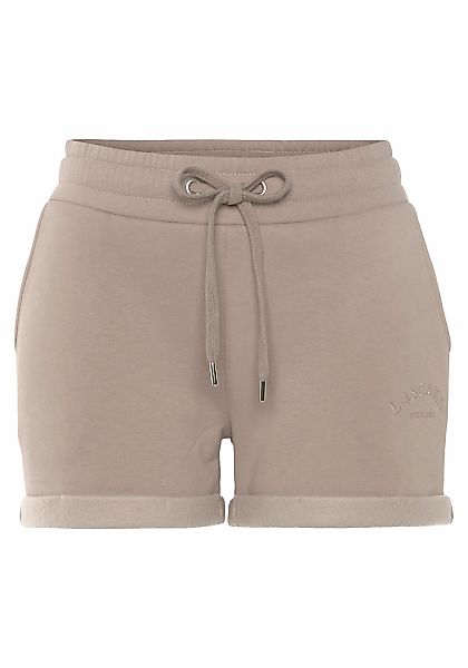 LASCANA Relaxshorts, mit seitlichen Taschen und Logostickerei, Loungewear günstig online kaufen