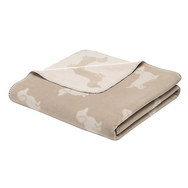 Cawö Wohndecken WE LOVE DOGS 62460 - Farbe: natur/beige - 33 - 150x200 cm günstig online kaufen
