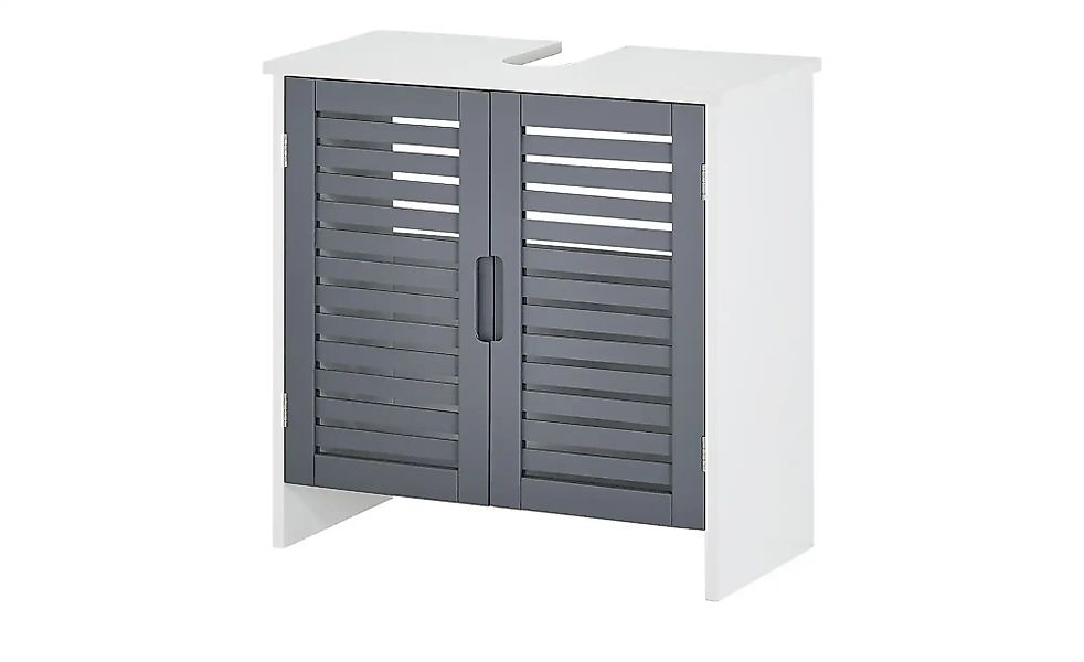 uno Waschbeckenunterschrank  Nisser ¦ grau ¦ Maße (cm): B: 60 H: 60 T: 29.0 günstig online kaufen