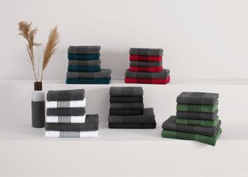 Bruno Banani Handtuch Set "Jassen, Duschtücher, Handtücher" Set 6 Walkfrott günstig online kaufen
