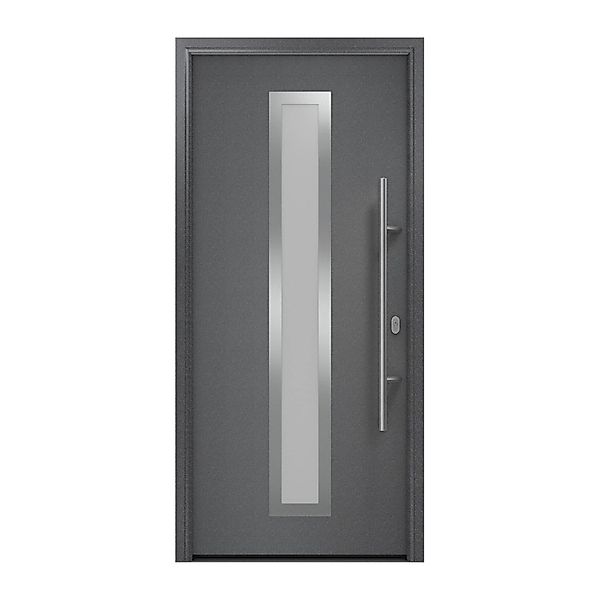 EcoStar Haustür Isopro IP 700S Anthrazitmetallic 110 cm x 210 cm DIN R günstig online kaufen