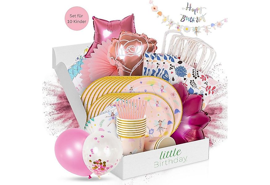 little Birthday Papierdekoration Feen Party Set für Geburtstag, Partygeschi günstig online kaufen