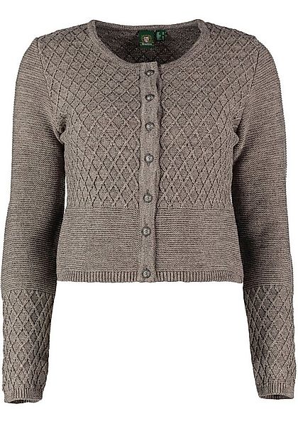 OS Trachten Strickjacke Swoyar Trachtenjacke mit Rautenmuster günstig online kaufen