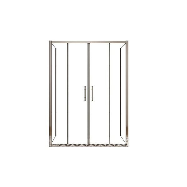 Duschparadies U-Duschkabine 160 x 70 x 70 cm U-Kabine Höhe 190cm Schiebetür günstig online kaufen