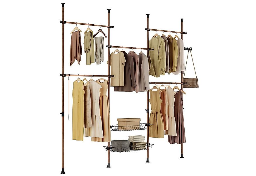 SoBuy Kleiderständer KLS04, Garderobenständer Kleiderschrank, verstellbares günstig online kaufen