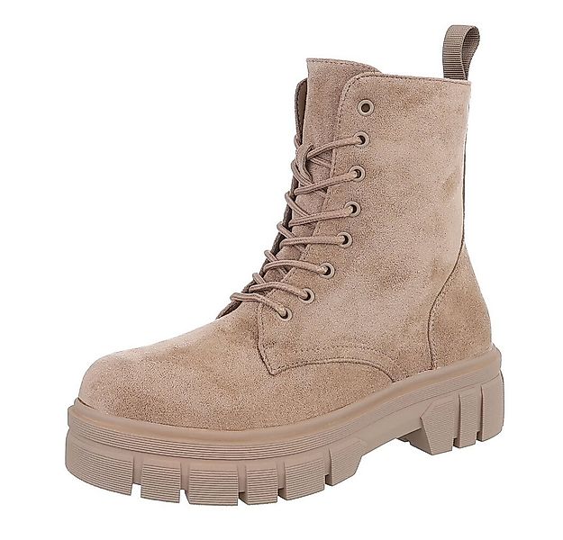Ital-Design Damen Schnürschuhe Freizeit Schnürstiefelette (87124699) Blocka günstig online kaufen